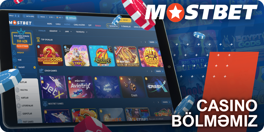 Mostbet Casino bölməsi