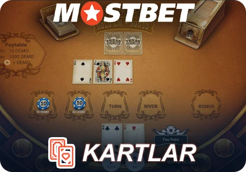 Mostbet kazinosunda kart oyunları oynayın