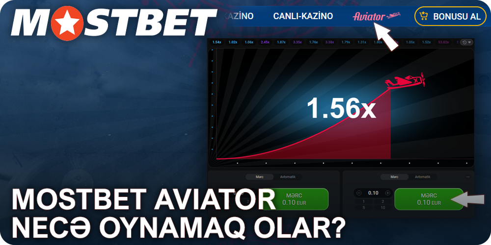 Azərbaycanlılar üçün Mostbet-də Aviator oynamağa necə başlamaq barədə təlimat